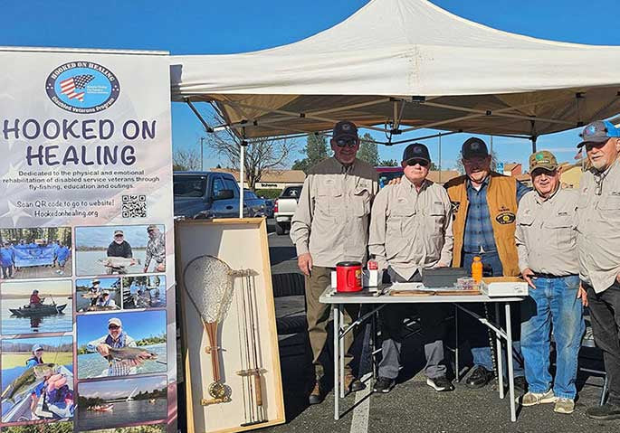 Wounded warriors fishing