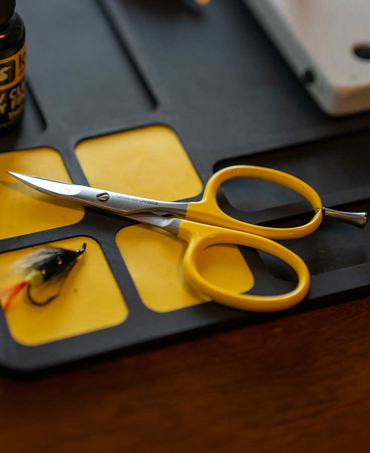 Loon Ergo Prime Scissors w/ Precision Peg - Yellow - 5 in.