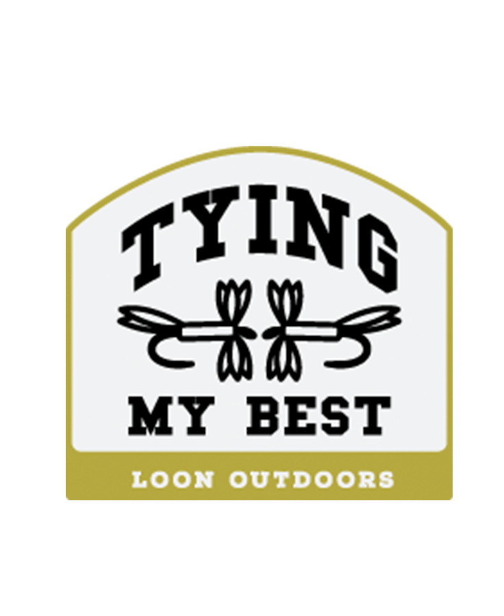 Tying My Best Sticker