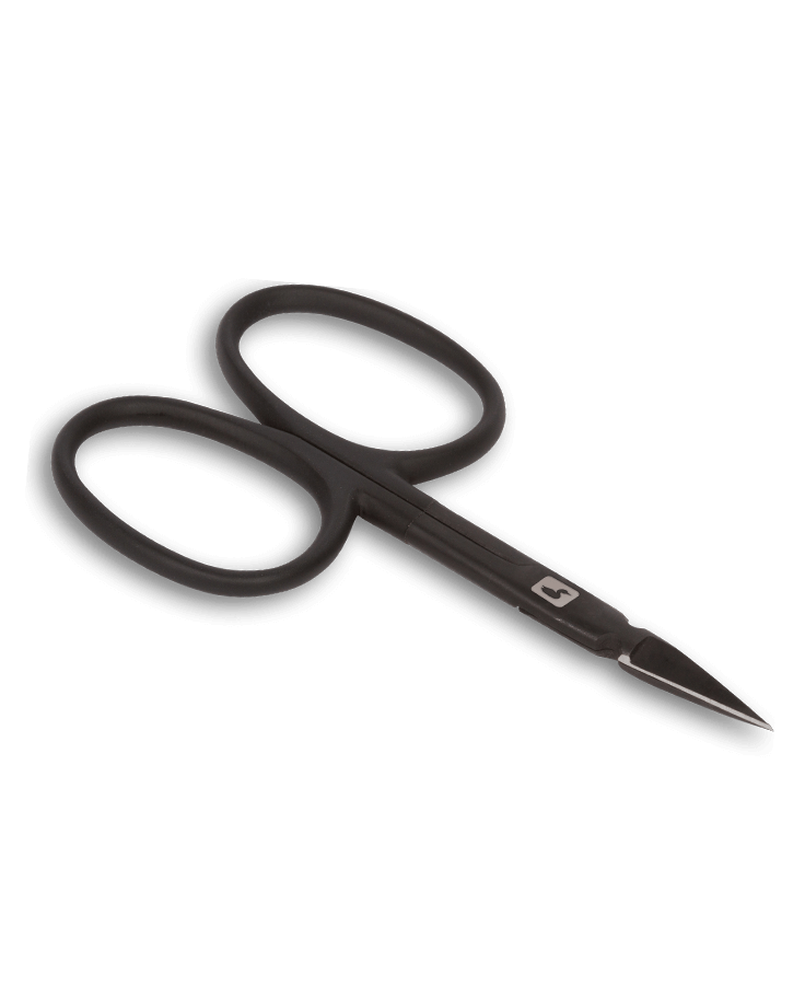 Arrow Point Scissors, Large Loop, Curved Tip - 4 - The Fly Shack Fly  Fishing