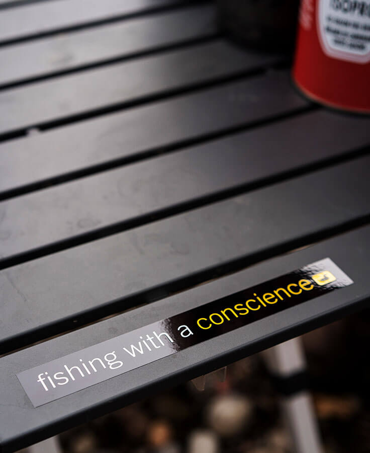 Fishing With A Conscience Sticker | Loon Outdoors