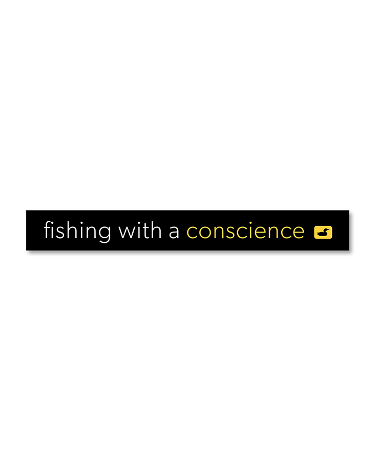 Fishing With A Conscience Sticker